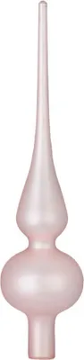Produktbild von Christbaumspitze 26cm Soft Simplicity light rose matt