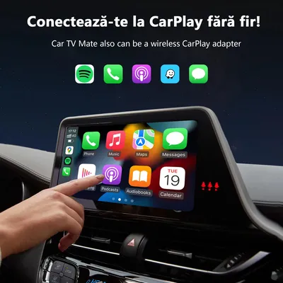 Obrázok produktu pre Auto adaptér Ottocast® CA361-C4 Car TV Mate, bezdrôtový adaptér, multimediálny HDMI adaptér, Carplay TV Box, Car TV Mate, USB 2.0 5V, 128MB + 16MB ROM