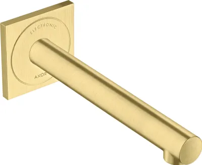 Produktbild von Elektronik-Waschtischmischer AXOR UNO 220 UP, Wandmontage brushed brass brushed brass