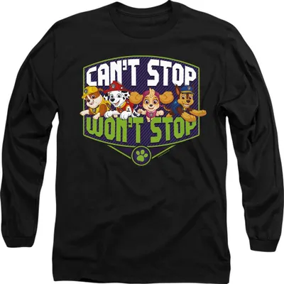 Produktbild von Paw Patrol - "Can't Stop Won't Stop" T-Shirt für Herren/Damen Uni TV10775 (M) (Schwarz)