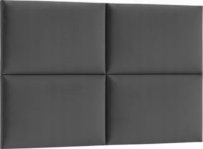Produktbild von Panele Tapicerowane 30X50 Cm Welurowe Ścienne Szary Ciemny Wezgłowie