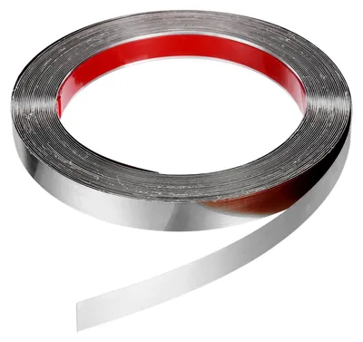 Obrázek produktu pro QUARKZMAN Samolepicí lišta na zeď - 12 m x 2 cm - stříbrná
