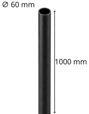 Immagine prodotto di Palo Illuminazione Esterna 1000 mm Diametro 60 mm - Colore Nero