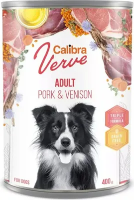 Obrázok produktu pre Calibra Verve Adult Pork & Venison Pork vlhké krmivo 400 g