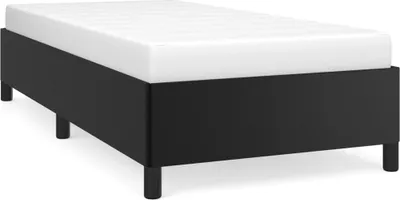 Produktbild von vidaXL Bettgestell Schwarz 90x200 cm Kunstleder