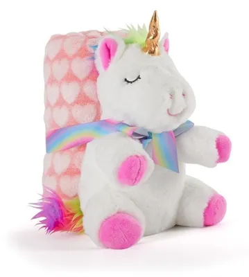 Productafbeelding van Perletti - Pluche Tiara Eenhoorn Knuffel, 22 cm, voor kinderen
