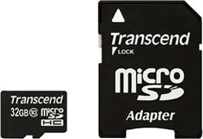 Produktbild von Kingston 32GB Class 10 microSDHC Speicher Karte mit SD-Adapter
