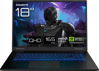Produktbild von Gaming-Laptop GIGABYTE A18, Ryzen 7, 18 Zoll, 16 GB, 1 TB SSD, RTX 5050