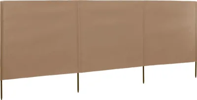 Produktbild von 3-teiliges Windschutzgewebe 400 x 120 cm Taupe , Markisen Design 2024