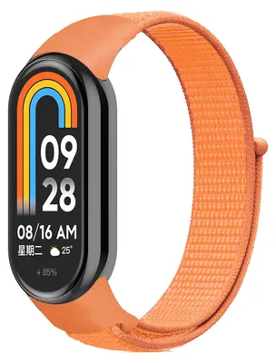 Produktbild von By Qubix Sport Loop Nylonarmband - Orange - passend für Xiaomi Smart Band 8 / 9 / 10
