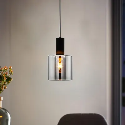Immagine prodotto di Lampadario Moderno Gorosiba 1 Luce Acciaio Nero