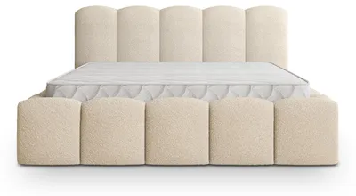 Produktbild von Masseno Polsterbett FALINA 160x200 cm, Polsterbett mit Bettkästen -Creme, QUELLE 02