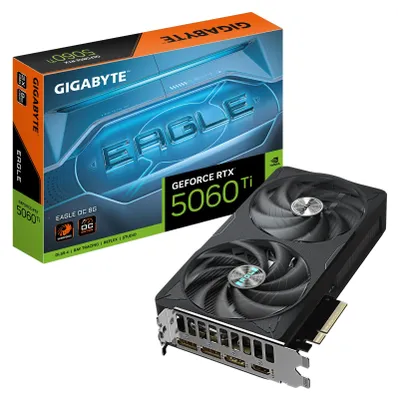 Imagen del producto de Gigabyte VGA NVIDIA RTX 5060 Ti EAGLE OC 8G DDR7