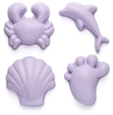 Produktbild von Scrunch Sandformen Spielzeug - helllila Silikon-Set