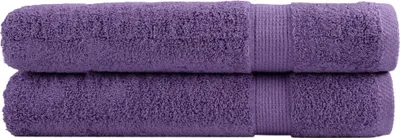 Imagen del producto de Toallas premium para sauna SOLUND, 2 unidades, color lila, 80x200 cm, 600 g/m²