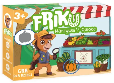 Produktbild von Spiel Gemüse und Obst für Kinder ab 3 Jahren, 20,6 x 18,4 x 4,4 cm