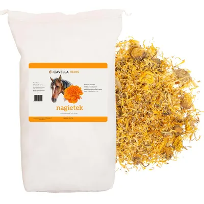 Produktbild von Cavella Ringelblumenblüten für Pferde, getrocknet, 1 kg