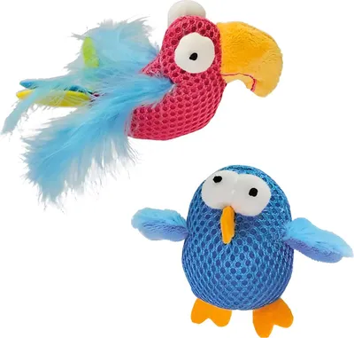 Produktbild von Nobby Katzenspielzeug Vogel mit Catnip aus Mesh