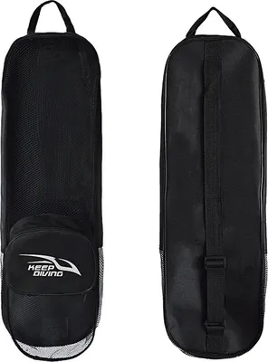 Produktbild von Tragbare Taucherflossentasche PVC-Flossenschutztasche mit Schultergurt zum Gerätetauchen