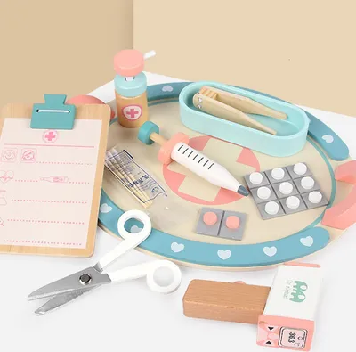 Produktbild von 360Home Hölzernes Kinderspielzeug Rollenspiel Arzt Krankenhaus
