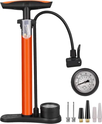 Image de Pompe à vélo 11Bar haute pression Pompe à pied pour vélo, vélo électrique, VTT