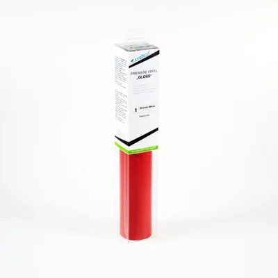 Produktbild von craftcut G25 Plotterfolie glänzend TOMATO-RED 30,5 x 300 cm
