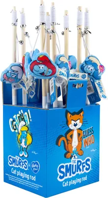 Produktbild von Duvo+ Katzen Spielangel "Die Schlümpfe" magnetisch