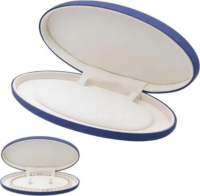 Immagine prodotto di Confezione per collane - Scatola per gioielli - Scatola per collane - Custodia per collane, adatta per matrimoni, anniversari, San Valentino e altre occasioni