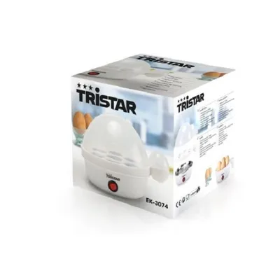 Zdjęcie produktu dla Tristar EK-3074, 7 jaj., Plastik, Przezroczysty, Biały, 350 W, 487 g