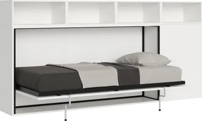 Produktbild von ITAMOBY - Schrankbett Kando Eizelbett horizontal Komp. A Esche weiß