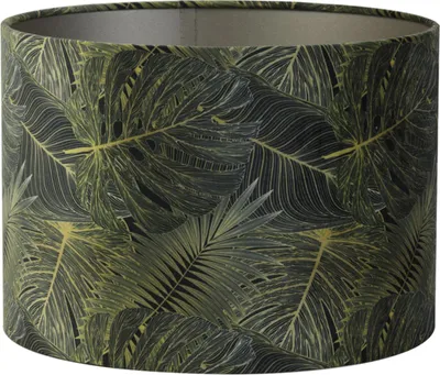 Zdjęcie produktu dla Light & Living - abażur - Amazone - zielony - tkanina - Ø 30cm - E27 - 2230617