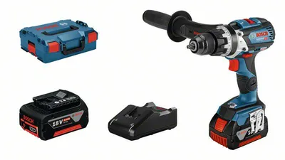 Zdjęcie produktu dla Bosch Wiertarko-Wkrętarka Udarowa 18V 110/47Nm 2X5,0Ah Gsb 18 V-110 C