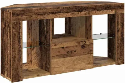 Immagine prodotto di vidaXL Mobile angolare per TV a LED in legno riciclato 100 x 40 x 50 cm in materiale composito