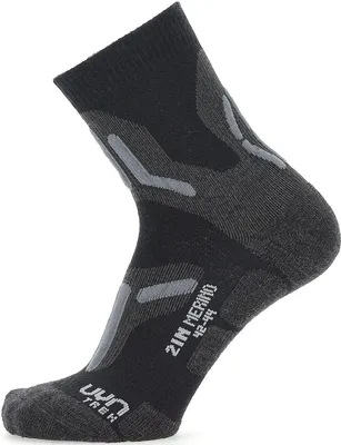Produktbild von UYN Trekkingsocken Merino doppellagig Herren black/grey 42-44