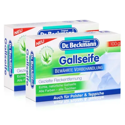 Produktbild von Dr. Beckmann Gallseife 100g Stück Gezielte Fleckentfernung (2er Pack)