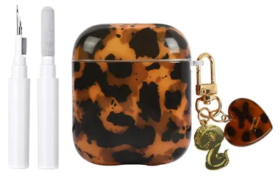 Produktbild von AirPods 2 Hüllen - Schwarz, Braun, Leopardenmuster