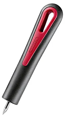 Blikprikker 14 cm Edelstahl/Kunststoff schwarz/rot