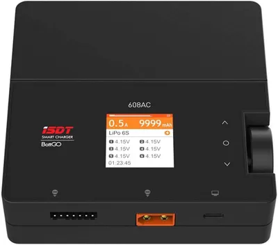 Produktbild von 608AC Intelligentes Balancer-Ladegerät - AC/DC-Adapter, Ladegerät für Drohnen, Modellbau und LiPo/LiFe/LiHV/NiMH-Batterien - Tragbar, Effizient und Si
