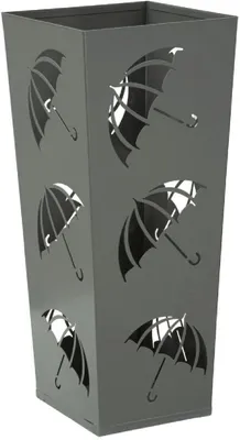 Obrázok produktu pre Držiak na dáždnik 19 x 48 x 19 cm, kovový, sivý