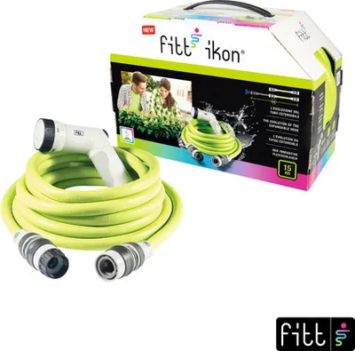 Produktbild von Gartenschlauch dehnbar FITT IKON, lime