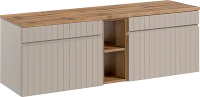 Obrázok produktu pre Kúpeľňový set nábytku 140 cm s doskou - moderný dizajn a funkčnosť
