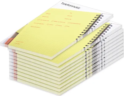 PRICARO Bestellannahmeblöcke A5 - 5 Stück Im Set Für Gastronomie & Büro