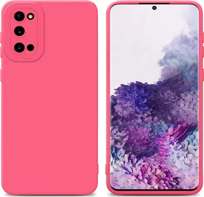 Produktbild von Cadorabo Hülle für Samsung Galaxy S20 Schutz Hülle in Rot TPU Silikon Etui Case Handyhülle