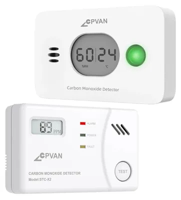 Produktbild von Rauchmelder, 10 Jahre Batterielebensdauer, 85 dB Alarm, 2 CO Alarme