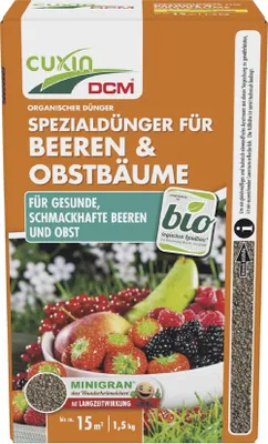 Immagine prodotto di Cuxin DCM Concime speciale per bacche e alberi da frutto 1,5 kg