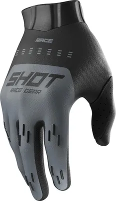 Produktbild von Shot Race Evo Motocross-Handschuhe, schwarz/grau, 10