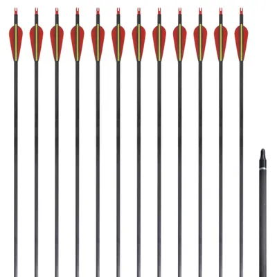 Zdjęcie produktu dla Zestaw strzał z włókna węglowego 30" 0,76 cm x12