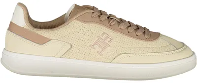Produktbild von Stylische Damen-Sportschuhe Beige mit Stickerei & Kontrastdetails