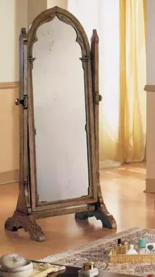 Image de Grand miroir fait main avec cadre en bois