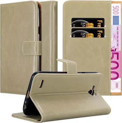 Produktbild von Cadorabo Hülle für LG X POWER 2 Schutzhülle in Braun Handyhülle Book Tasche Case Etui Luxury
